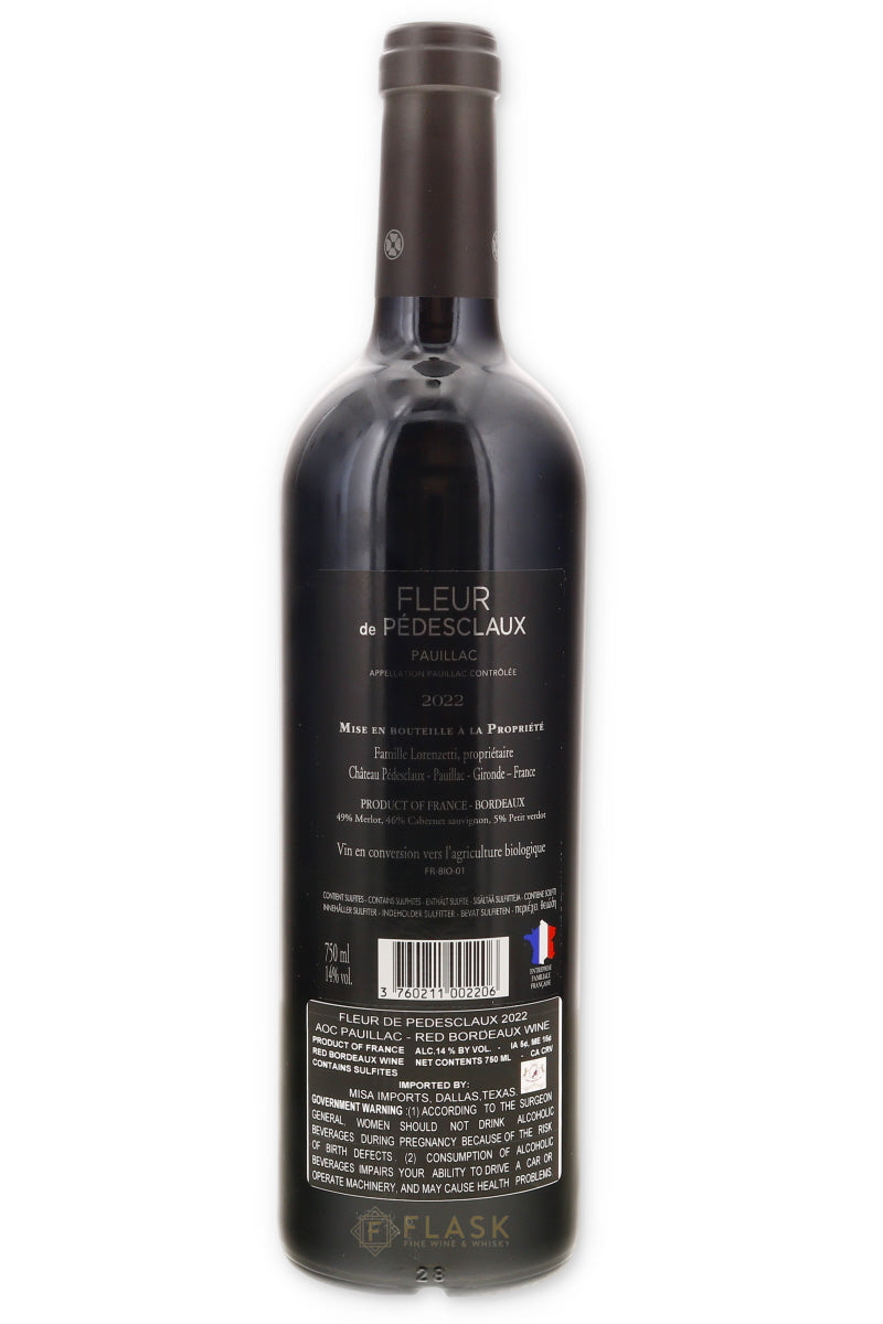Fleur de Pedesclaux Pauillac 2022
