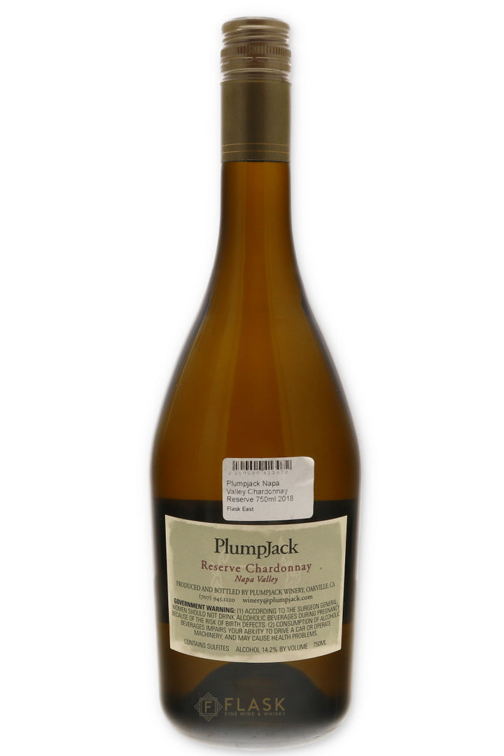 Plumpjack Napa Valley Chardonnay Reserve 2018 750ml - Flask Fine Wine & Whisky