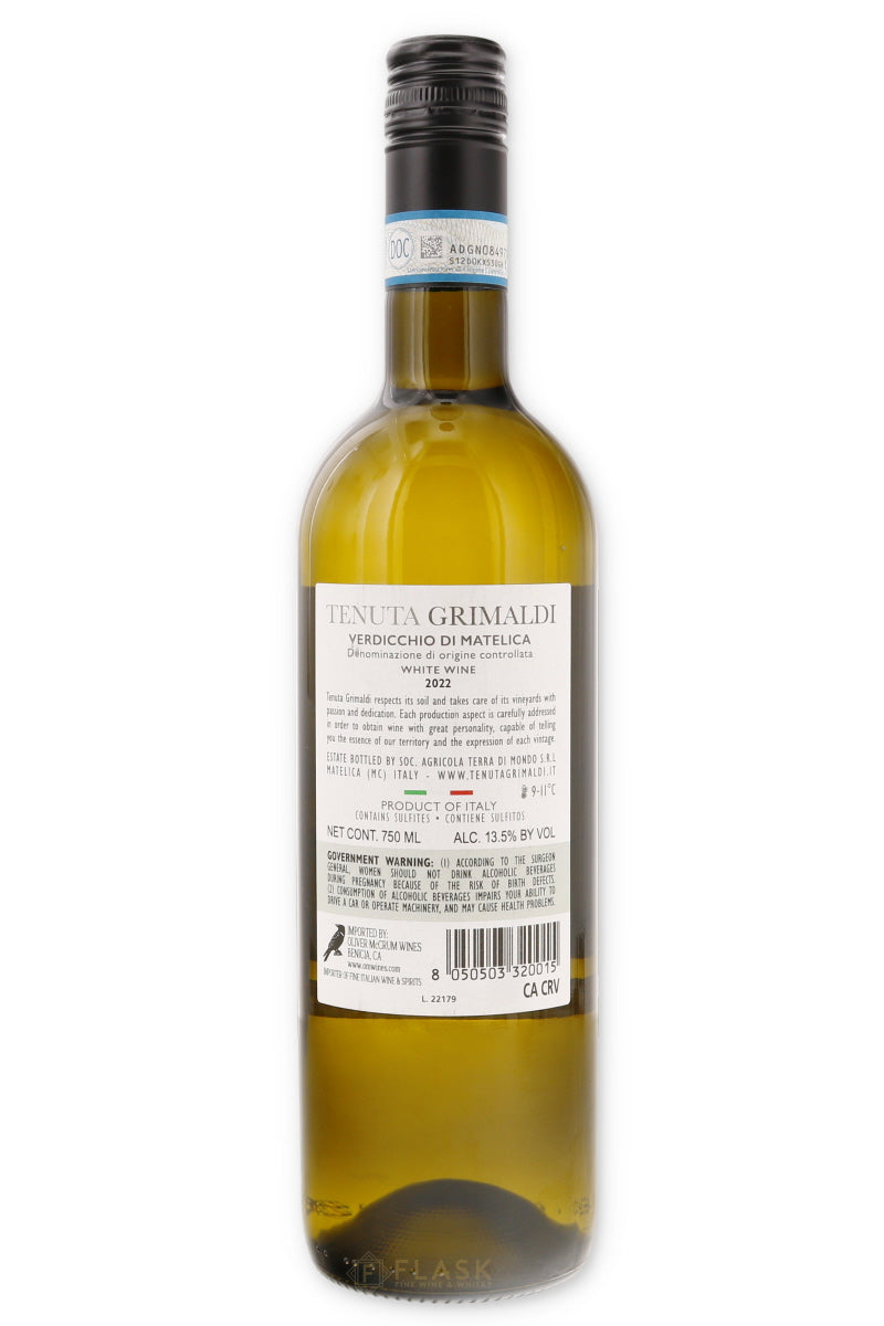 Tenuta Grimaldi Verdicchio Di Matelica 2022