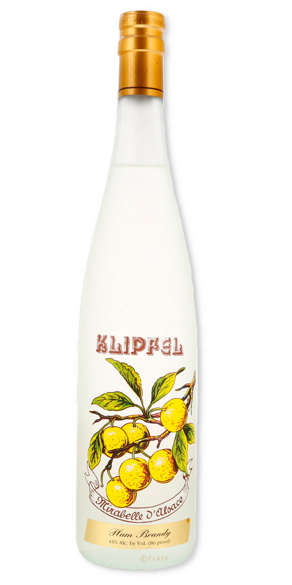 Klipfel Eau de Vie Mirabelle Plum Brandy 43% 750ml