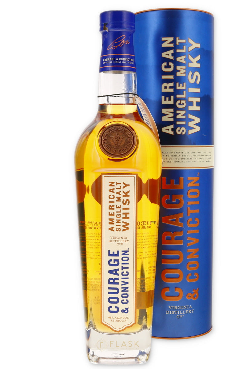 Virginia Distillery Co. Courage & Conviction American Single Malt Whisky 750ml - Flask Fine Wine & Whisky