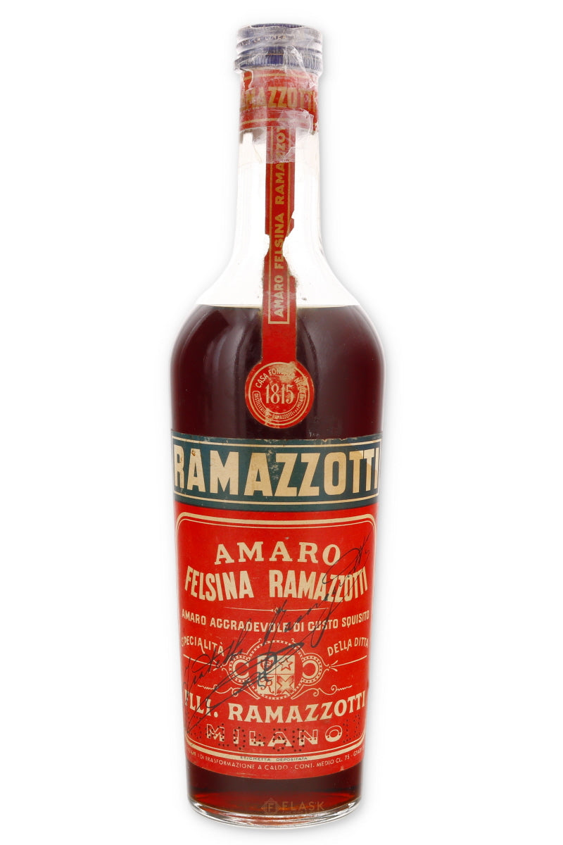 Ramazzotti Vintage Amaro 750ml 1940s/1950s - Flask Fine Wine & Whisky