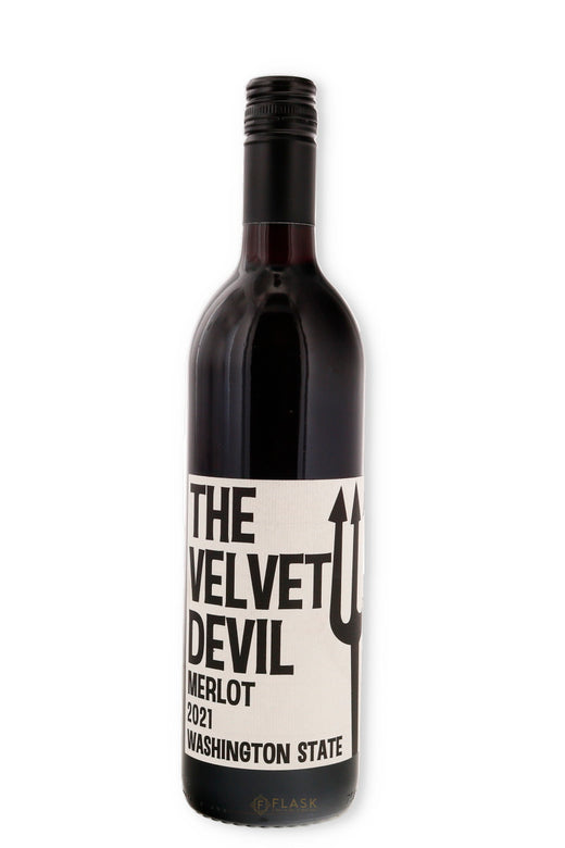 Charles Smith Wines 'The Velvet Devil' Merlot 2021 750ml - Flask Fine Wine & Whisky