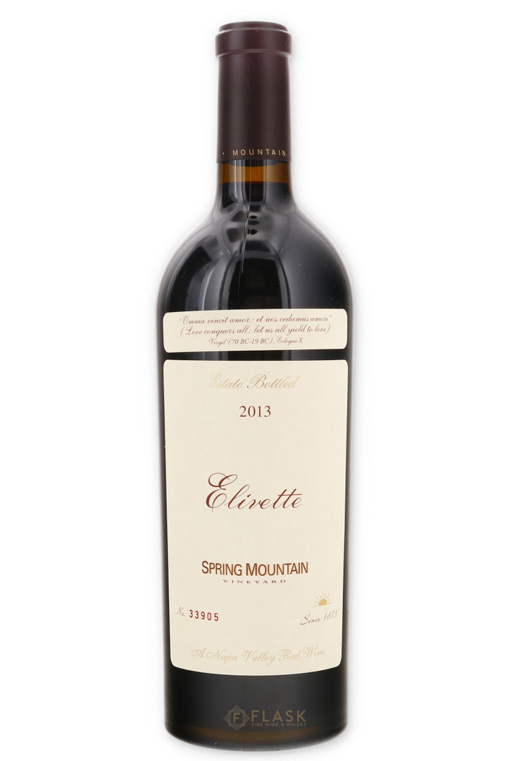 Spring Mountain Elivette Napa Valley Red Wine 2013