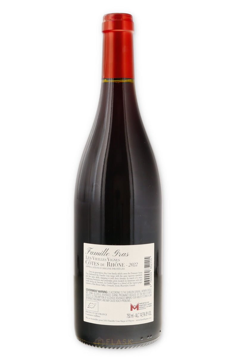 Domaine Santa Duc Cotes du Rhone Famille Gras Les Vieilles Vignes