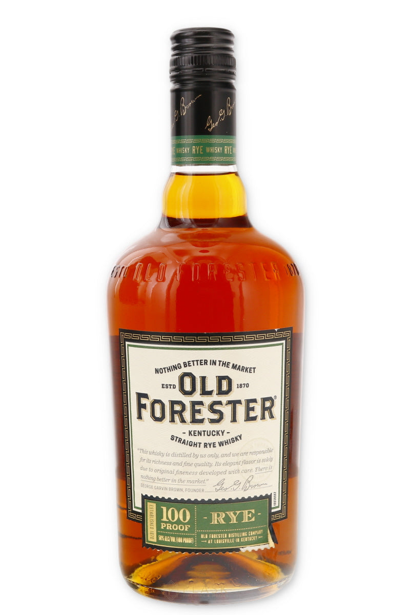 Old Forester Kentucky Straight Rye 100pf 750ml - Flask Fine Wine & Whisky