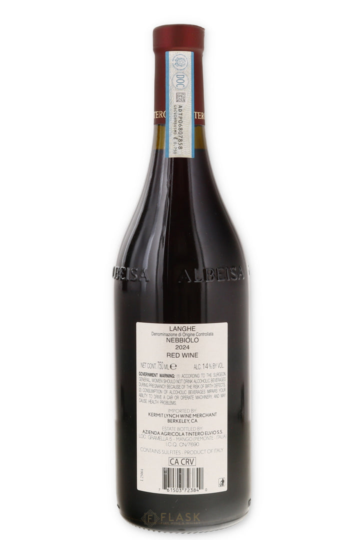 Tintero Elvio Langhe Nebbiolo 2024 750ml - Flask Fine Wine & Whisky