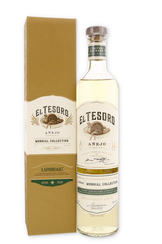 El Tesoro Tequila Mundial Collection Laphroaig Cask Anejo 750ml - Flask Fine Wine & Whisky
