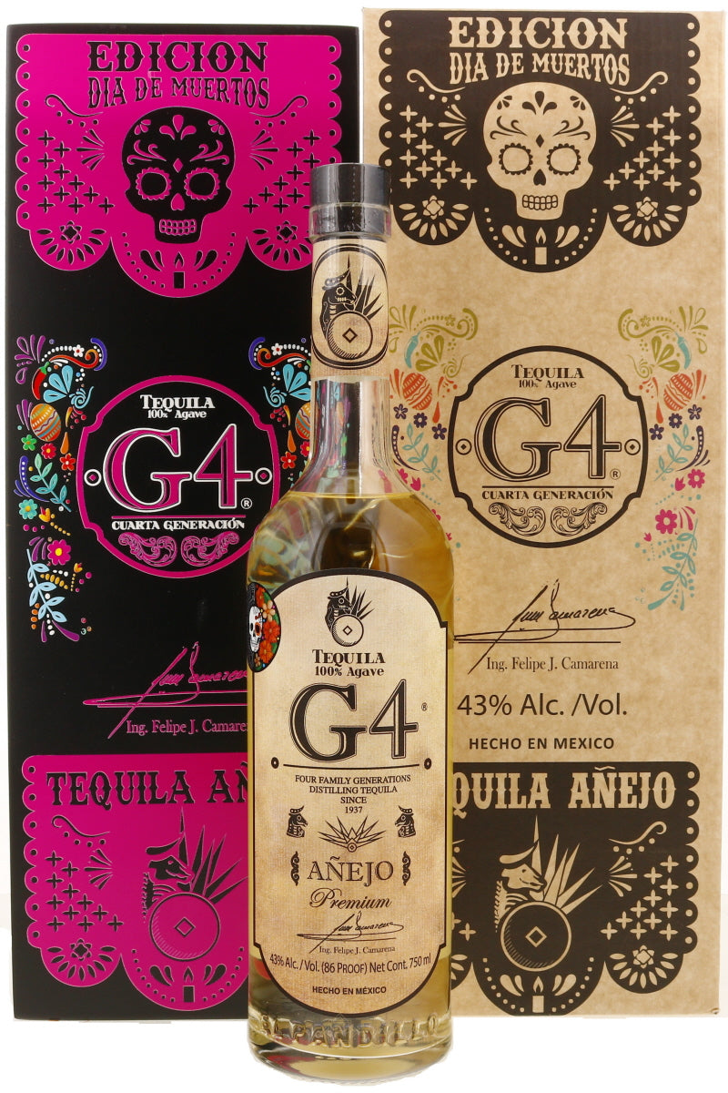 G4 Edicion Dia de Muertos Tequila Anejo - Flask Fine Wine & Whisky