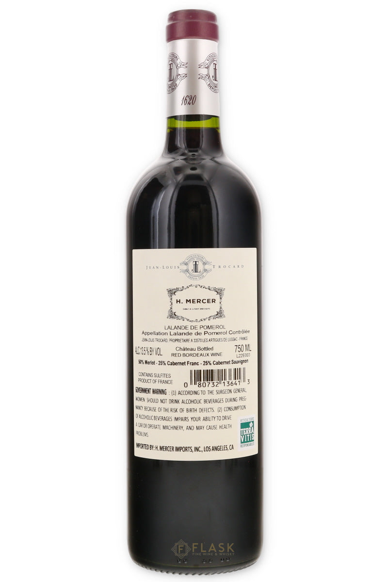 Chateau La Croix Bellevue Lalande de Pomerol 2022 - Flask Fine Wine & Whisky