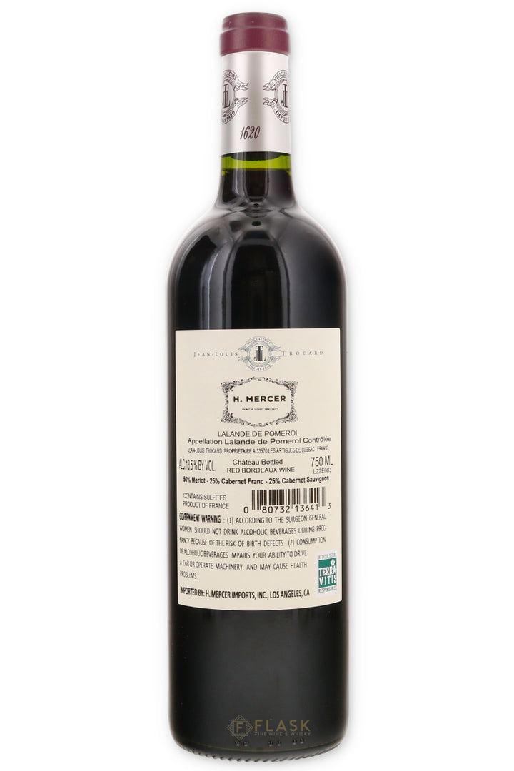 Chateau La Croix Bellevue Lalande de Pomerol 2022 - Flask Fine Wine & Whisky