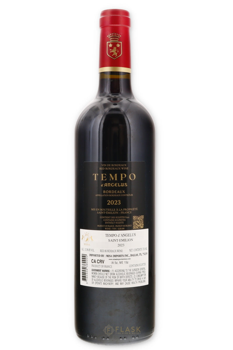 Tempo d'Angelus Saint Emilion 2023 - Flask Fine Wine & Whisky