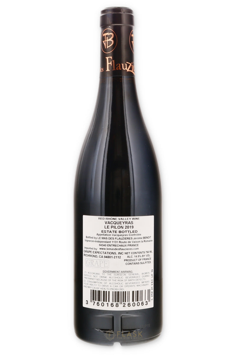 Le Mas Des Flauzieres Vacqueyras Le Pilon 2019
