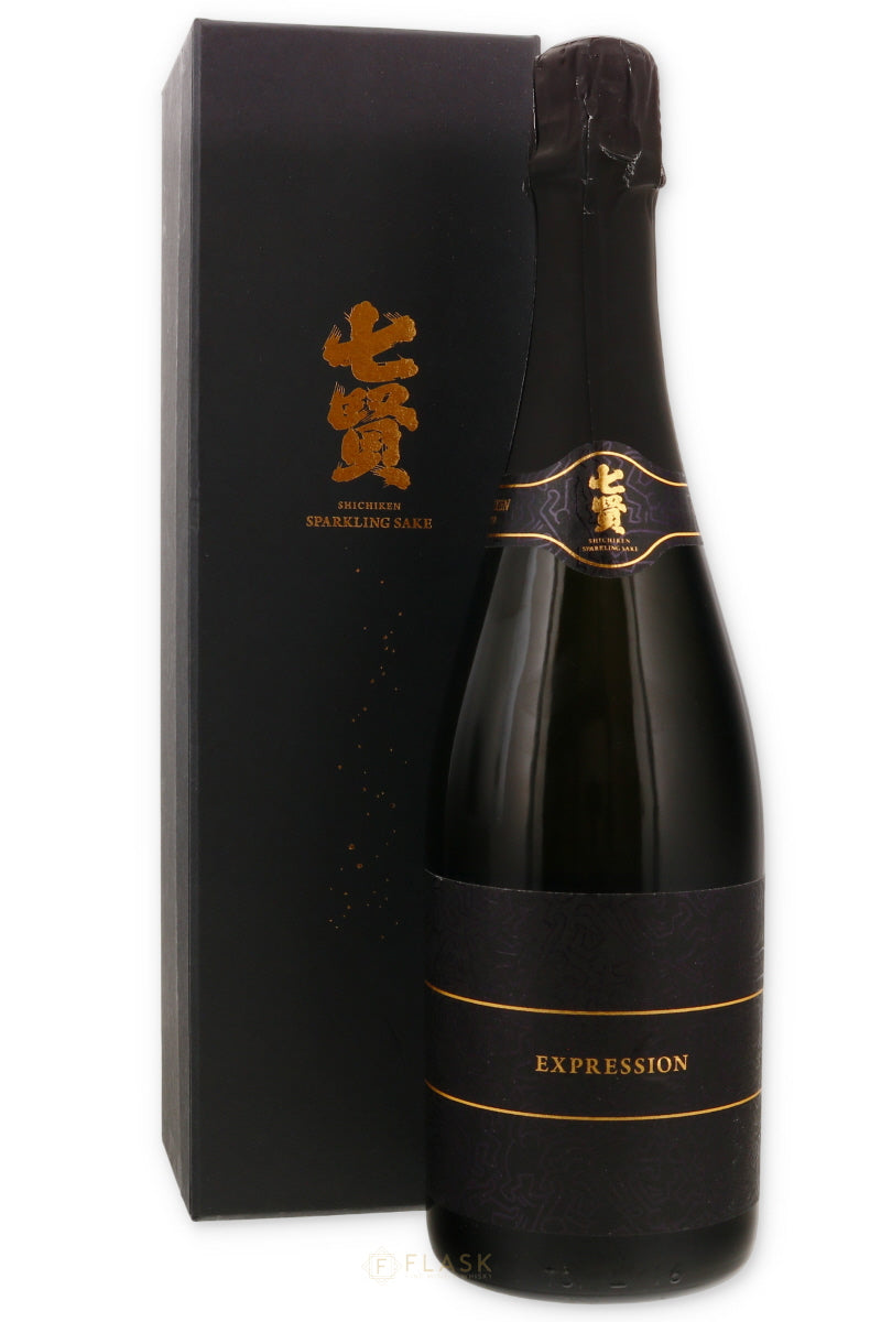 Buy Shichiken Expression Sparkling Sake 720ml | Flask