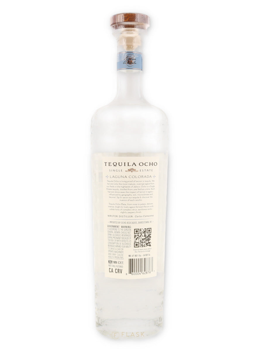 Tequila Ocho Single Estate Plata 1 Liter | Flask Wines