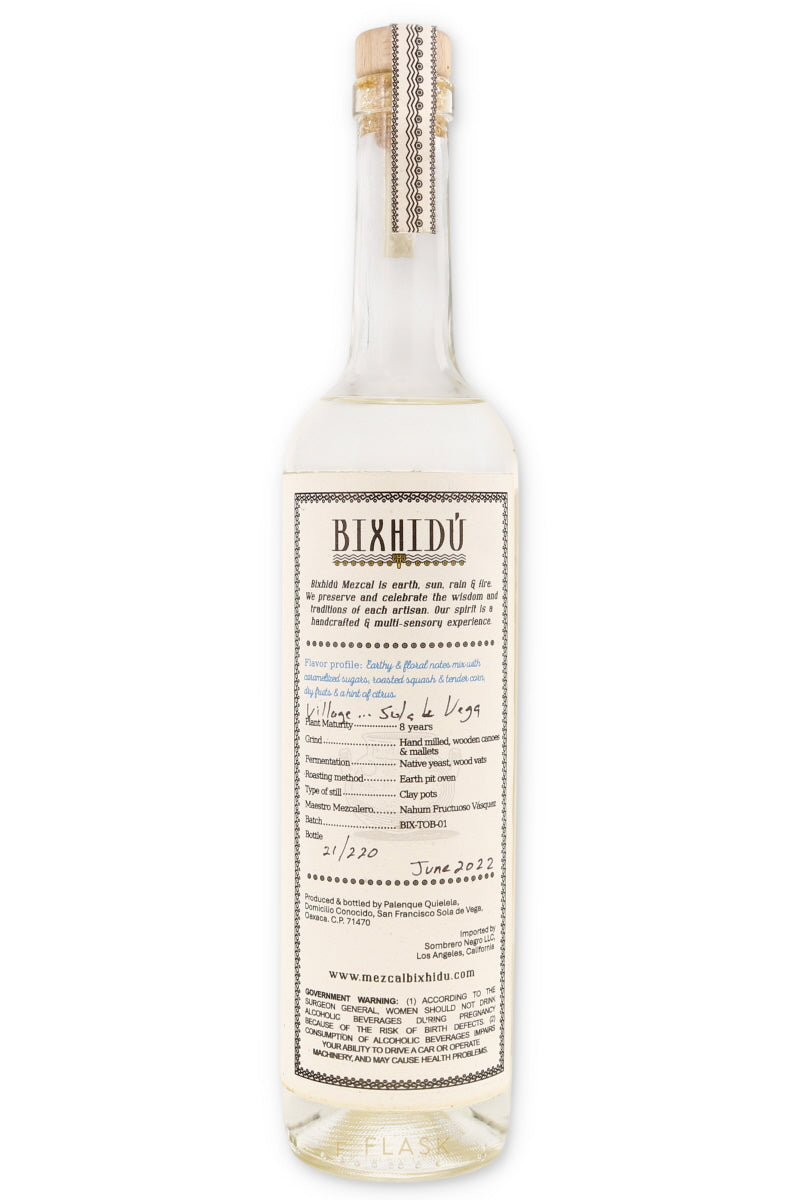 Bixhidu Mezcal Ancestral Tobala 50% 750ml