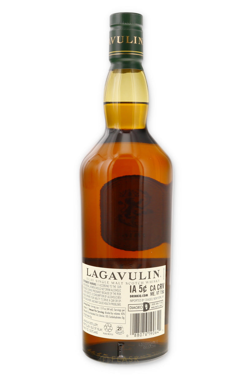 Lagavulin 11 Year Old Sweet Peat Single Malt Whisky 750ml | Flask