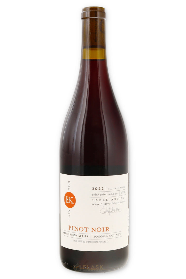 Eric Kent Pinot Noir Appellation Series Sonoma County 2022