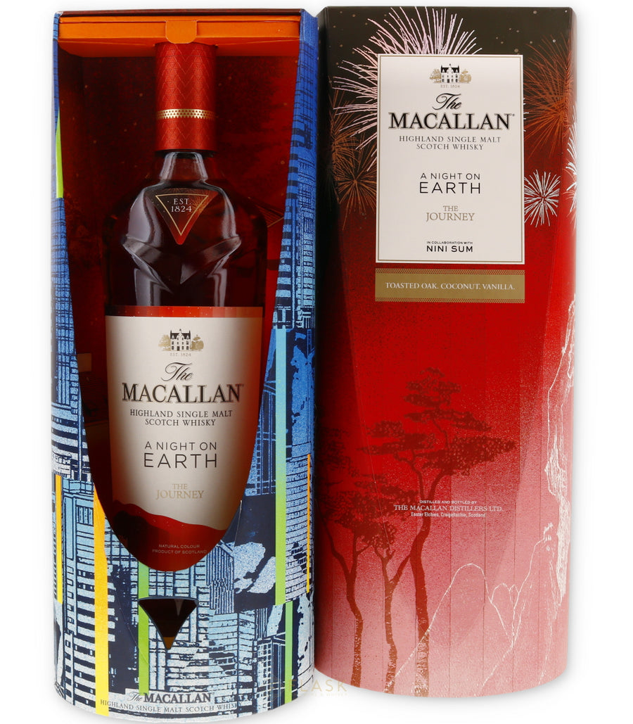 Macallan A Night on Earth The Journey - Flask Fine Wine & Whisky