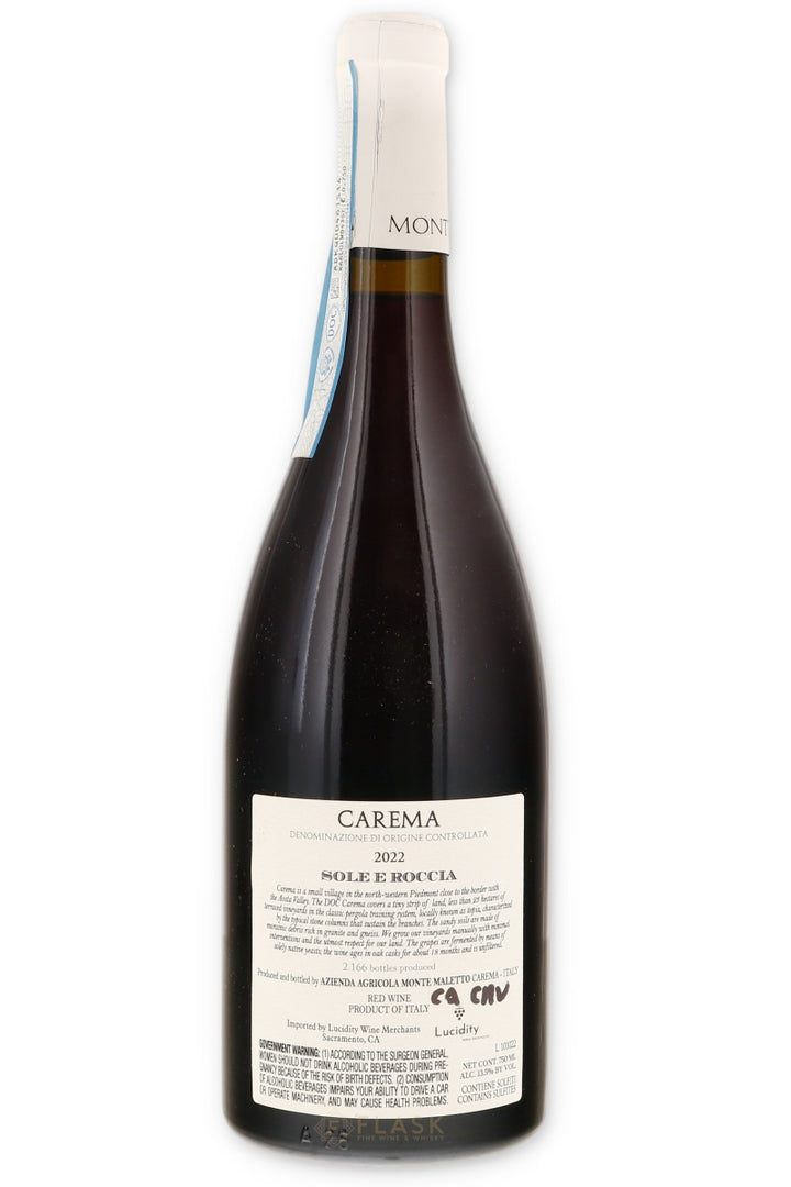 Monte Maletto Sole e Roccia Carema Nebbiolo 2022 - Flask Fine Wine & Whisky