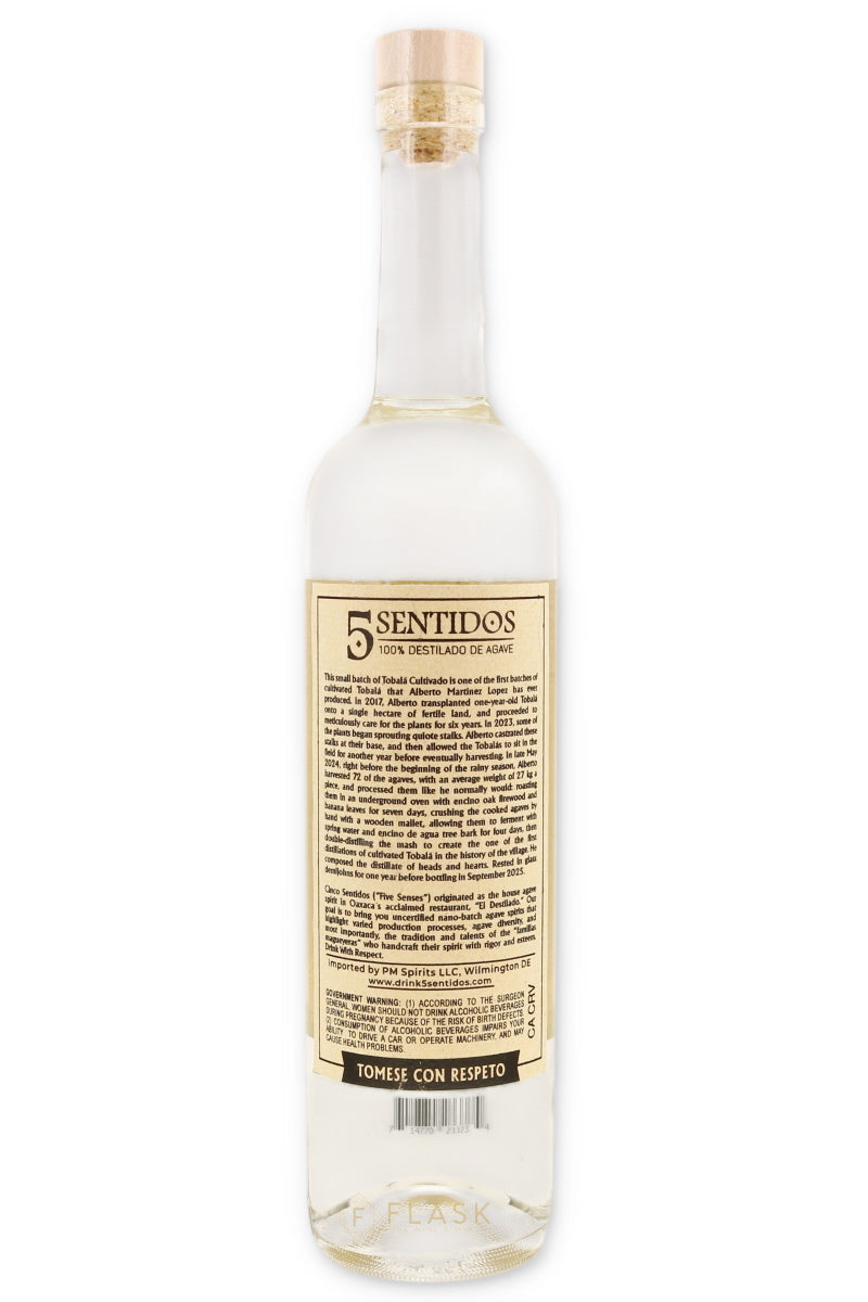 5 Sentidos Mezcal Tobala Alberto - Flask Fine Wine & Whisky