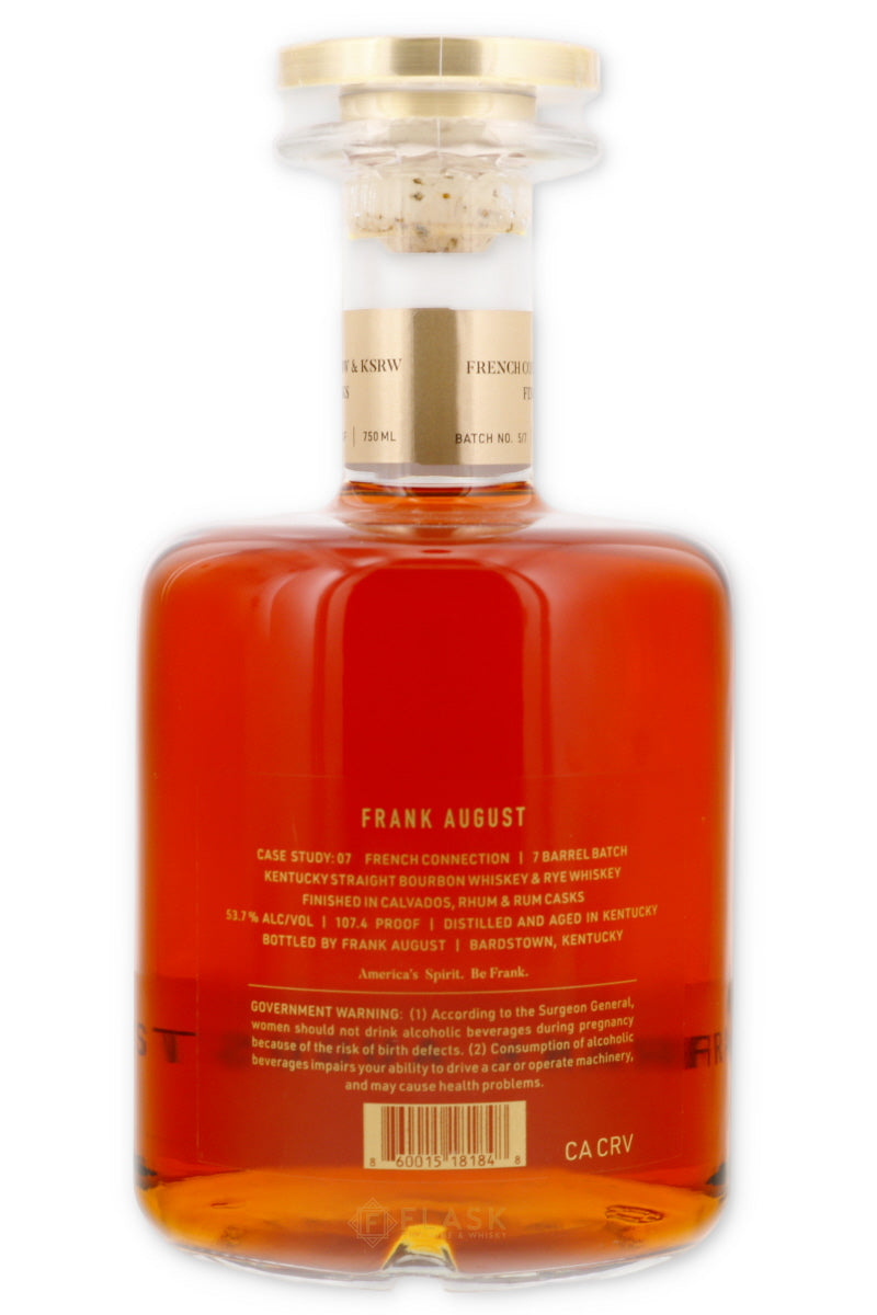 Frank August Case Study No 7 French Connection - Flask Fine Wine & Whisky