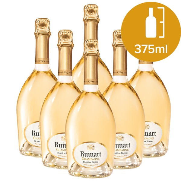 Ruinart Blanc de Blancs Champagne 6x 375ml /6 Half-Bottle Case - Flask Fine Wine & Whisky
