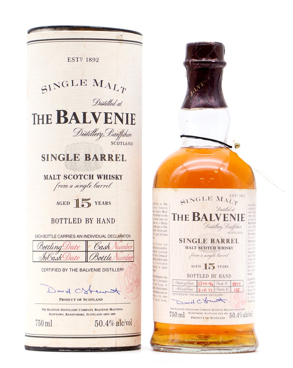 Balvenie 1977 15 Year Old Single Barrel #8859 50.4% - Flask Fine Wine & Whisky