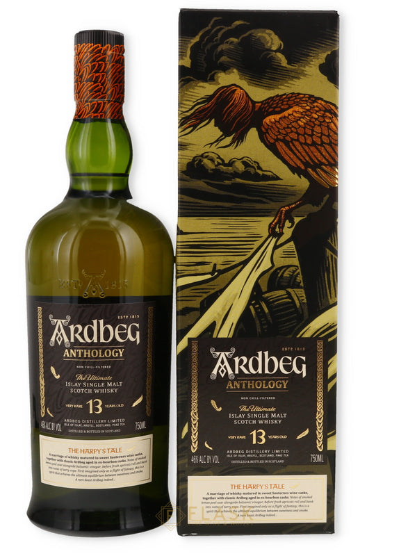 Ardbeg Anthology The Harpy's Tale 13 Year Old Single Malt Scotch Whisky - Flask Fine Wine & Whisky