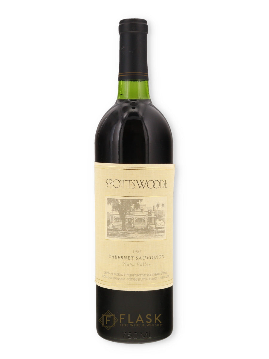 Spottswoode Estate Cabernet Sauvignon Napa 1987 - Flask Fine Wine & Whisky