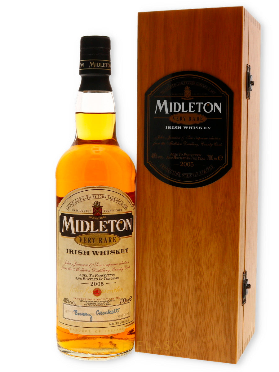 Midleton Very Rare Vintage Release 2005, The first Midleton Very Rare bottling was released in 1984 and a new vintage is released every year.