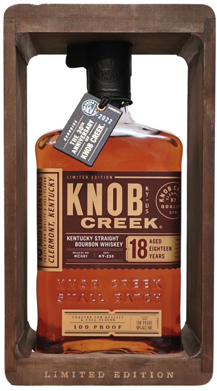 Knob Creek Small Batch Limited Edition 18 Year Old Bourbon - Flask Fine Wine & Whisky