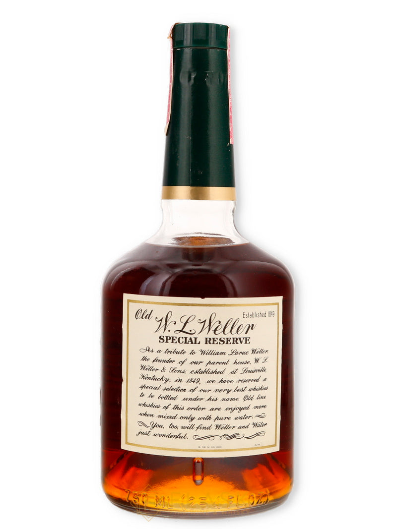 Old WL Weller Special Reserve 7 Year Old Bourbon "Paper Label" 1978 750ml / Stitzel Weller [Gift Box] - Flask Fine Wine & Whisky