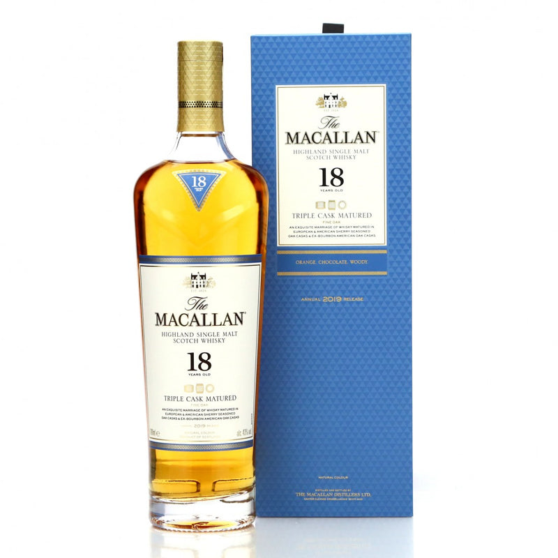 Macallan 18 Year Old Triple Cask 2019 Release - Flask Fine Wine & Whisky