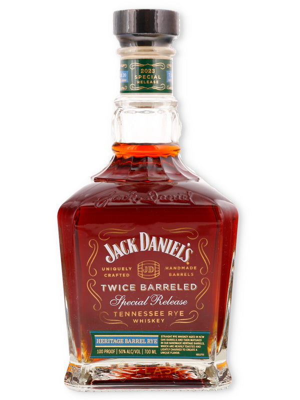 Jack Daniels Twice Barreled Heritage Barrel Rye 2023 Special Release - Flask Fine Wine & Whisky