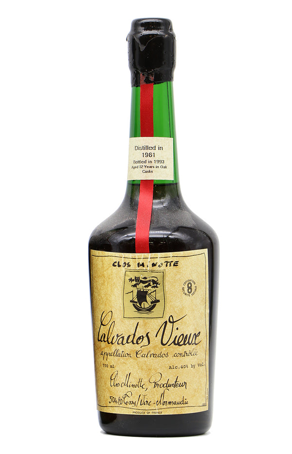 Clos Minotte Millesime Vieux Calvados 1961 - Flask Fine Wine & Whisky