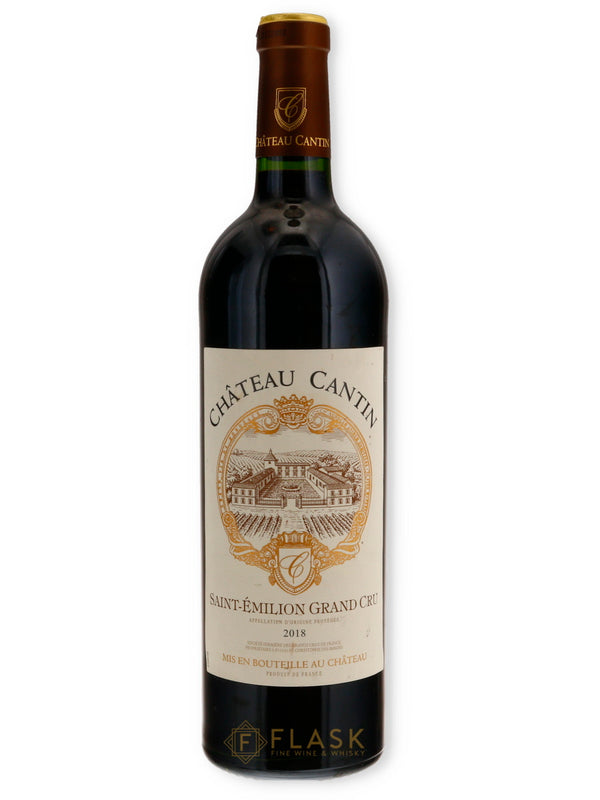 Chateau Cantin Saint Emilion Grand Cru 2018 - Flask Fine Wine & Whisky