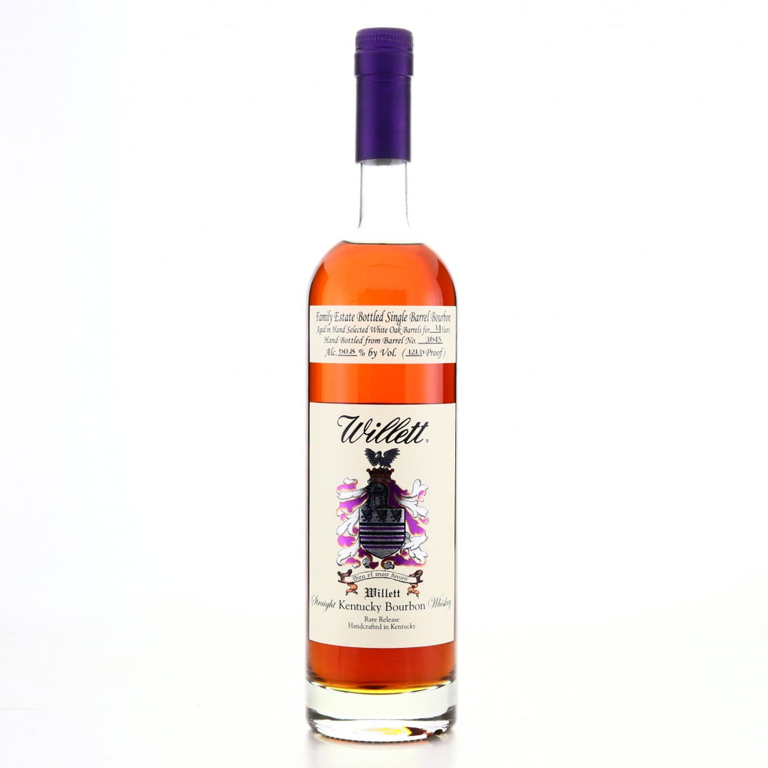 Willett Family Estate Single Barrel Bourbon 14 Year Old #3645 121.6 Proof - Flask Fine Wine & Whisky