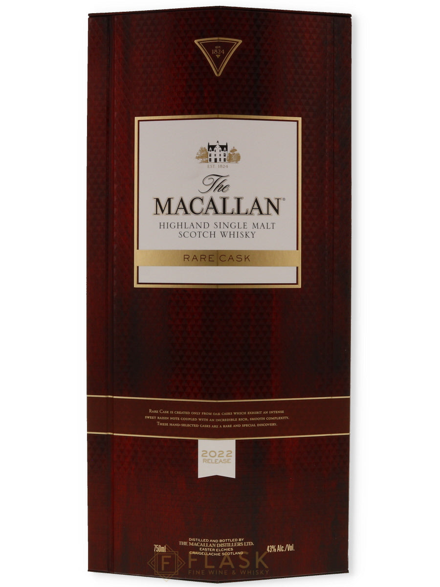 Macallan Rare Cask 2022 Release - Flask Fine Wine & Whisky