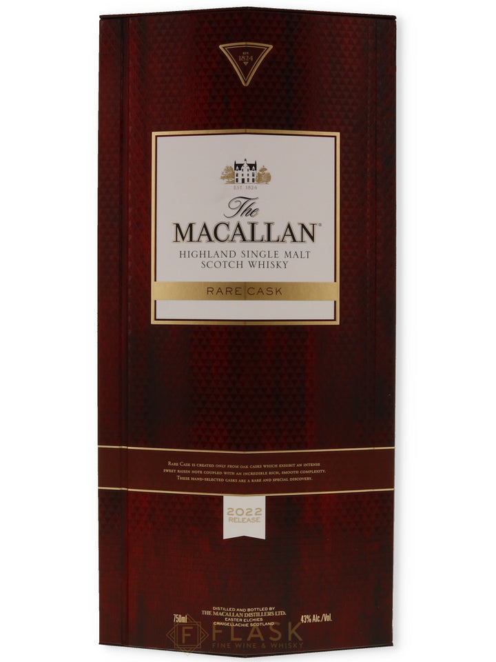 Macallan Rare Cask 2022 Release - Flask Fine Wine & Whisky