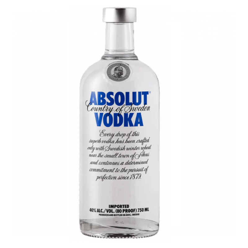 Absoult Flask Absolut Vodka 750ml | Flask Wines