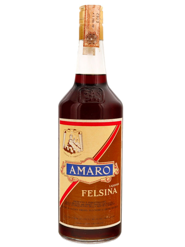 Amaro Felsina Ramazzotti Vintage 1960s 1 Liter