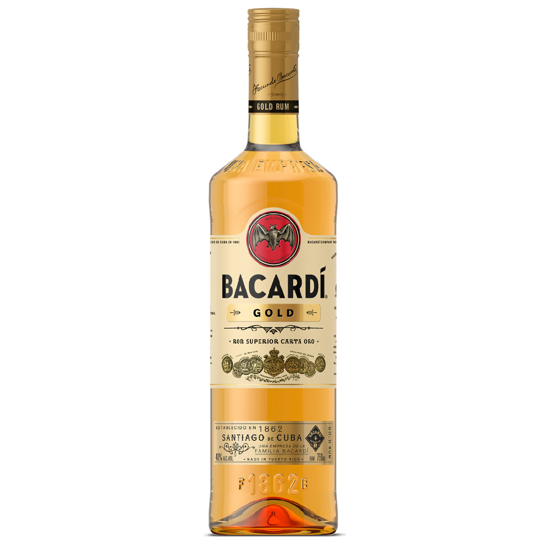 Barcardi Gold Rum 750ml