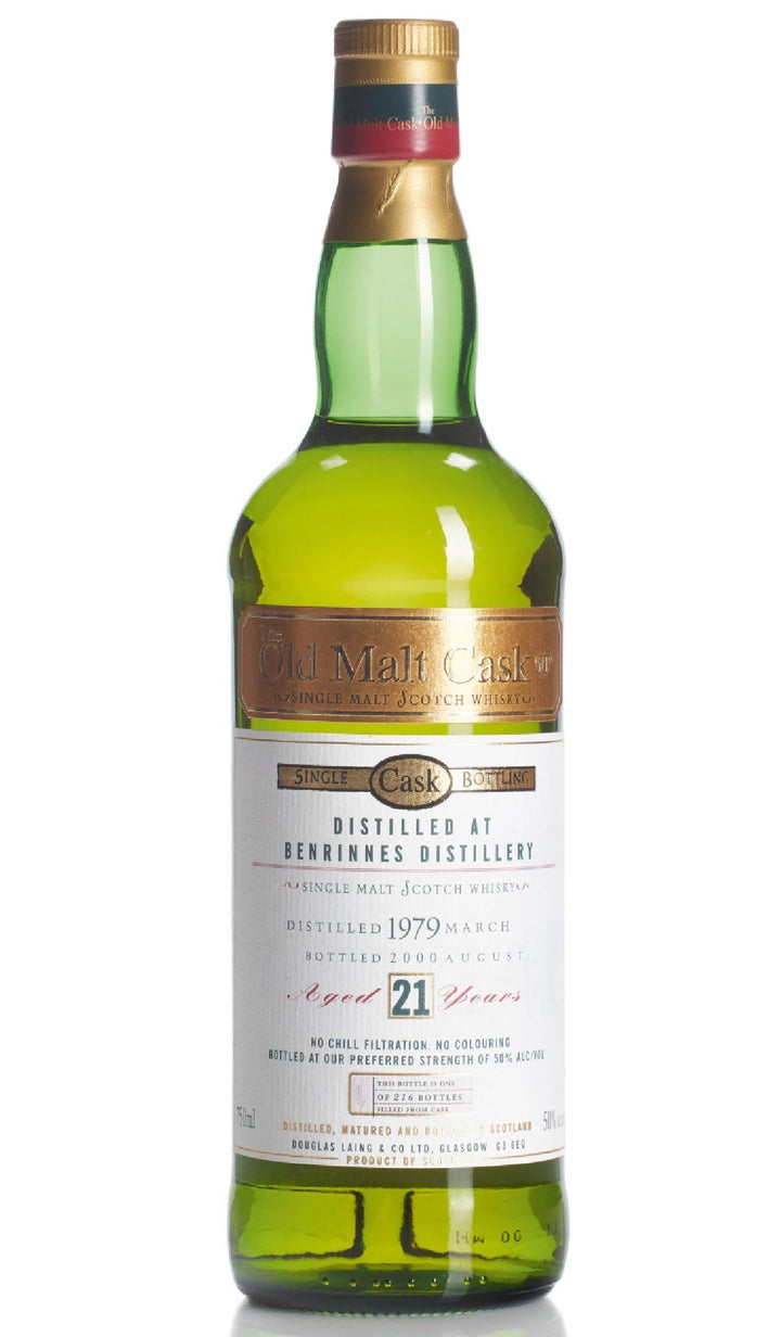 Benrinnes Old Malt Cask Single Cask Bottling 1979 Aged 21 Years - Flask Fine Wine & Whisky