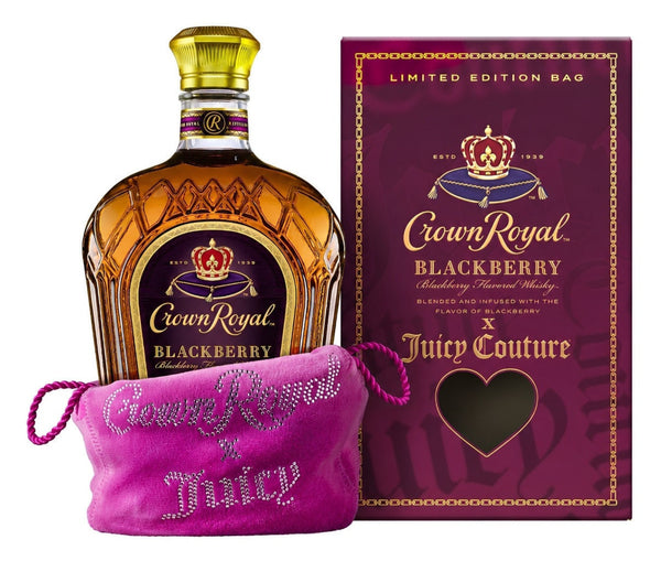 Crown Royal X Juicy Couture Blackberry Whisky - Flask