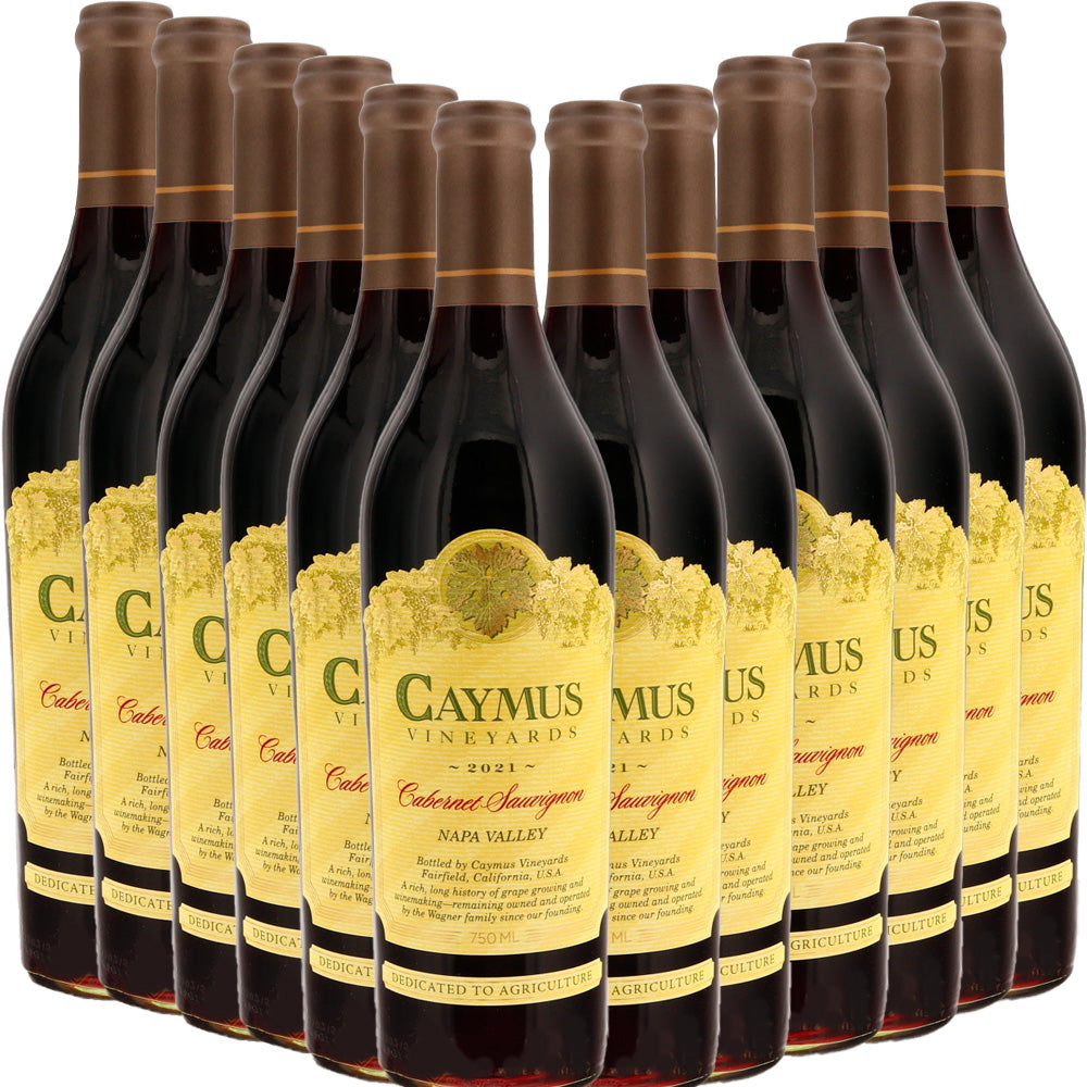 Caymus Napa Valley Cabernet Sauvignon 2021 12 Bottle Case