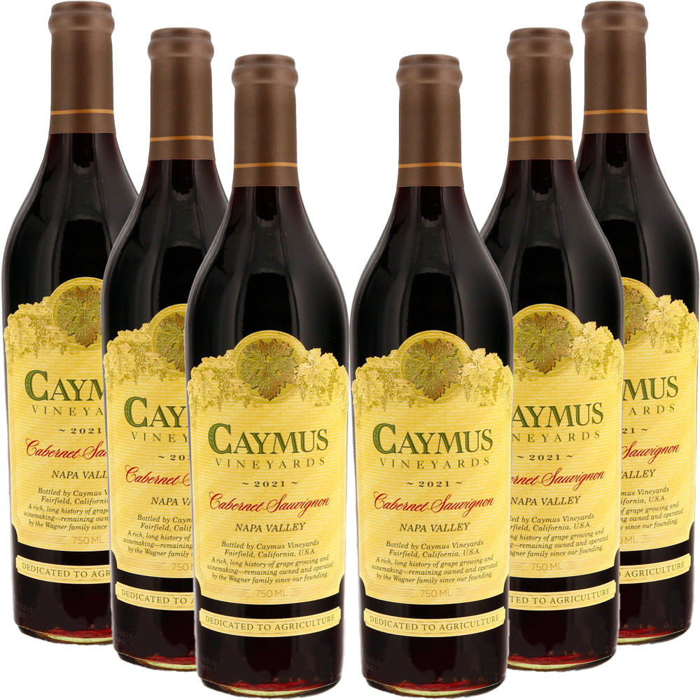 Caymus Napa Valley Cabernet Sauvignon 2021 6 Bottle Case