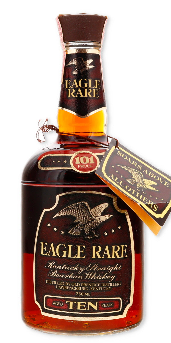 Eagle Rare 10 Year Old 1983 Old Prentice, Lawrenceburg 101 Proof Wood Box - Flask Fine Wine & Whisky