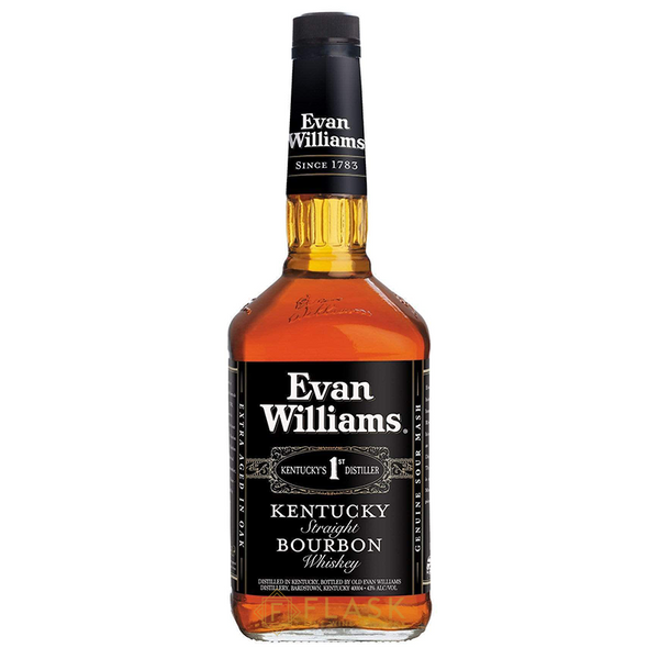 Evan Williams Black Label Bourbon 750ml - Flask Fine Wine & Whisky
