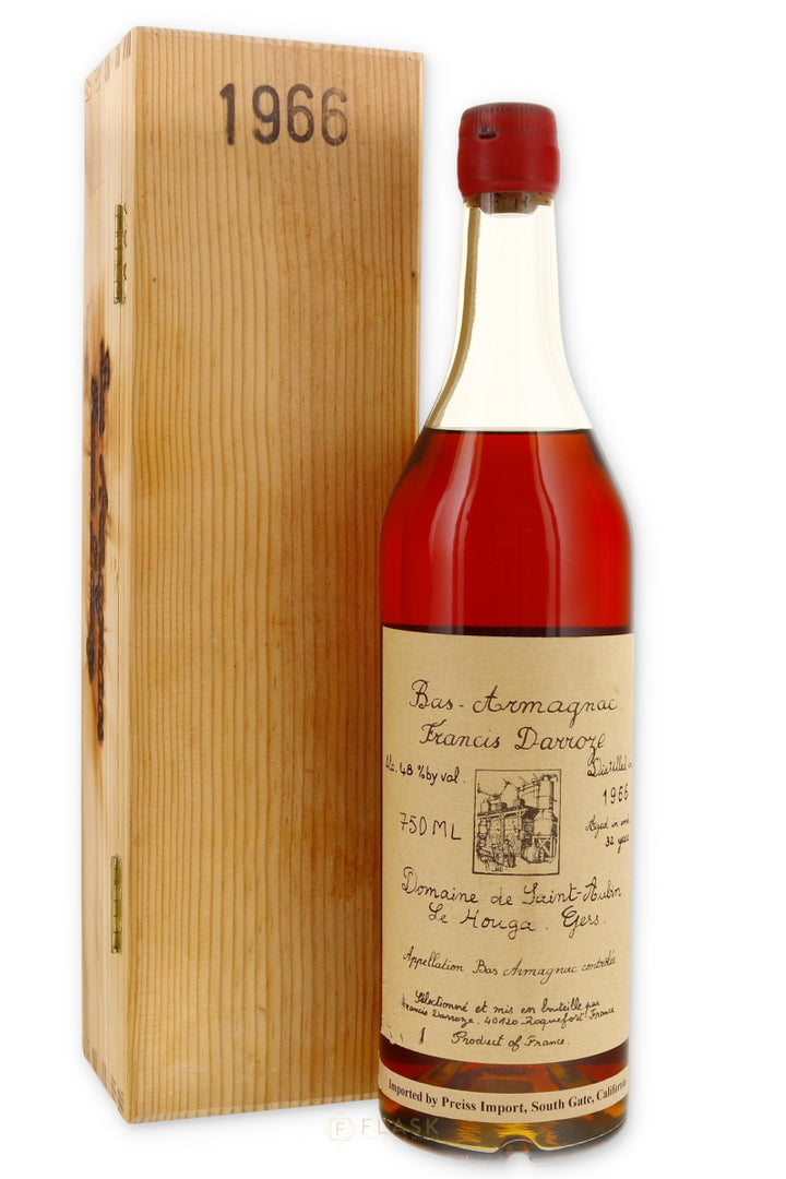 Francis Darroze Domaine de Saint Aubin Le Houga Bas Armagnac 32 Year Old 1966